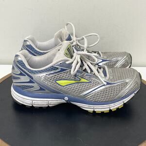 Brooks Silver and Blue Athletic Shoes